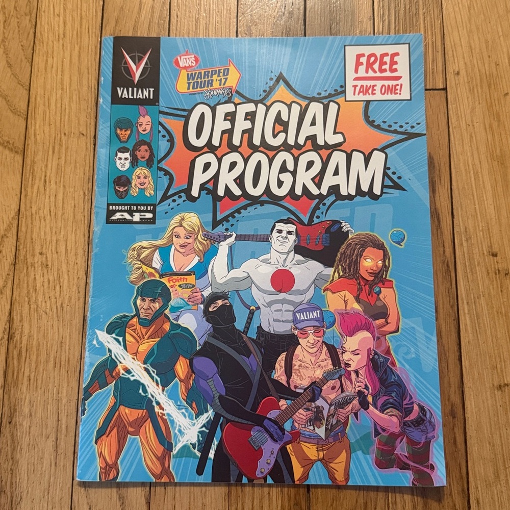 Warped Tour 2017 Official Program new collectible